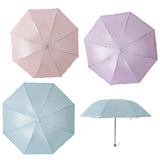 Womens Manual Ultra Light Compact Folding Anti-UV Pocket Umbrella Purple