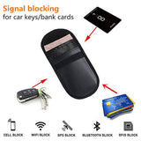 Maxbell Signal Shielding Blocker Bag Key Fob Blocking Pouch Anti Hacking Security Black - Aladdin Shoppers