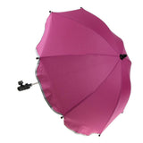 Maxbell Kids Baby Sun Umbrella Parasol Shade Covers for Pram Stroller Buggy Rose red - Aladdin Shoppers