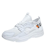 Maxbell White Lightweight Breathable Mesh Sneakers Casual Sports Shoes EUR 44 US 10 - Aladdin Shoppers