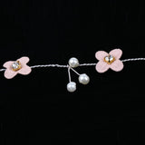 Maxbell Retro Bridal Hair Band Flower Pearls Wedding Party Goddess Headband Silver - Aladdin Shoppers