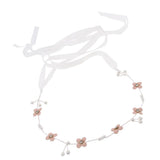 Maxbell Retro Bridal Hair Band Flower Pearls Wedding Party Goddess Headband Silver - Aladdin Shoppers
