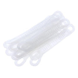 Maxbell 20Pcs Clear Non-Slip Silicone Clothes Hanger Grips Clothing Hanger Strips S - Aladdin Shoppers