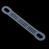 Maxbell 20Pcs Clear Non-Slip Silicone Clothes Hanger Grips Clothing Hanger Strips S - Aladdin Shoppers
