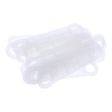 Maxbell 20Pcs Clear Non-Slip Silicone Clothes Hanger Grips Clothing Hanger Strips L - Aladdin Shoppers