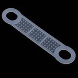 Maxbell 20Pcs Clear Non-Slip Silicone Clothes Hanger Grips Clothing Hanger Strips L - Aladdin Shoppers