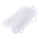 Maxbell 20Pcs Clear Non-Slip Silicone Clothes Hanger Grips Clothing Hanger Strips L - Aladdin Shoppers