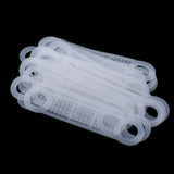 Maxbell 20Pcs Clear Non-Slip Silicone Clothes Hanger Grips Clothing Hanger Strips L - Aladdin Shoppers