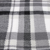 Contrast-colored Checked Scarf Air Conditioner Warm Shawl Fringed Wrap 8