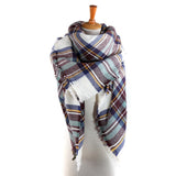 Maxbell Women's Long Plaid Scarves Air Conditioning Shawl Wrap Imitation Cashmere 03 - Aladdin Shoppers
