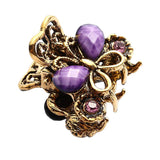 Women Mini Butterfly Hair Claw Clip Hair Accessories Headwear Jewelry Purple