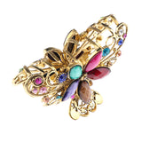 Women Metal Butterfly Flower Hair Claw Clamps Hair Clip Accessories Colorful