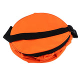 Maxbell Round Bucket Bag Sports Basket Sports Tennis Balls Storage Handbag Orange