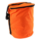 Maxbell Round Bucket Bag Sports Basket Sports Tennis Balls Storage Handbag Orange