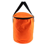 Maxbell Round Bucket Bag Sports Basket Sports Tennis Balls Storage Handbag Orange