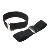 Adjustable Anti Slip Elastic Shirt Sleeves Holder Armband Arm Garter Band Black