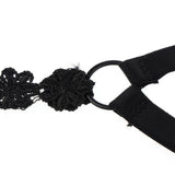 Maxbell Adjustable Cross Lace Brassiere Bra Strap Women Underwear Black plum blossom - Aladdin Shoppers