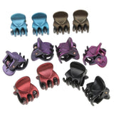 12Pieces Fashion Women Resin Mini Hairpin 6 Claws Girls Hair Clip Clamp 02