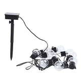 Maxbell Solar Power 10 LEDs Small Round Balls String Lights Fairy Light Festival Colorful