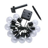Maxbell Solar Power 10 LEDs Small Round Balls String Lights Fairy Light Festival Colorful