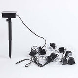 Maxbell Solar Power 10 LEDs Small Round Balls String Lights Fairy Light Festival Colorful