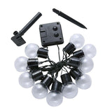 Maxbell Solar Power 10 LEDs Small Round Balls String Lights Fairy Light Festival Colorful