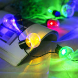 Maxbell Solar Power 10 LEDs Small Round Balls String Lights Fairy Light Festival Colorful