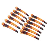 Maxbell 12Pieces Multi-Color Plastic Hair Clips Duck Teeth Bows Hair Accessories 02 - Aladdin Shoppers