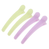 12pcs Plastic Duck Bill Teeth Bows Hair Clip Non Slip Hairpin Accessories 03