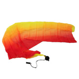 Belly Dance Silk Veil Poi Throw Balls Dancing Accessories Red Orange Yellow