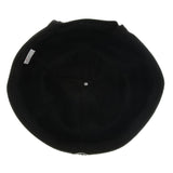 Mens Vintage Docker Hat Wool Felt Leon Beanie Cap Adjustable Black