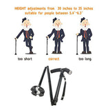 Maxbell LED Folding Walking Cane Lightweight Adjustable Stick for Women Men - Aladdin Shoppers