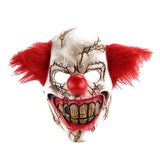 Maxbell Creepy Halloween Clown Mask Horrible Festival Props Full Face Scary Mask