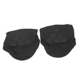 Forefoot Invisible open toe Socks Forefoot Pad Palm Super Soft Cushion Black