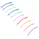 50Pcs Candy Color Hair Pins Wave Barrette Spiral Side Clip Hair Styling C