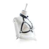 Maxbell Sexy Black Leather Cage Bra Body Harness Bralette Strap Costume Lingerie