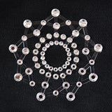 Maxbell Fun Sexy Crystal Rhinestone Nipple Pasties Breast Sticker Sex Products White