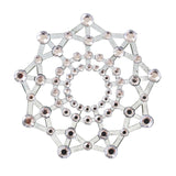 Maxbell Fun Sexy Crystal Rhinestone Nipple Pasties Breast Sticker Sex Products White