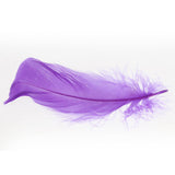 200Pcs Feathers for DIY Craft Wedding Home Party Decorations Purple