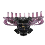 2Pcs Women's Large Flower Hair Claw Clip Strong Hold Hair Claw Clamps Purple