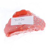 Max Women's Rhinestone Hair Claw Clamp Hair Grip Hair Styling Accessory Red