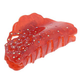 Max Women's Rhinestone Hair Claw Clamp Hair Grip Hair Styling Accessory Red