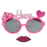 Maxbell Glitter Novelty Party Sunglasses Funny Eye Glasses Costumes Photo Props Lip