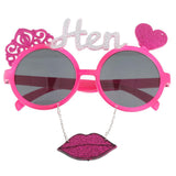 Maxbell Glitter Novelty Party Sunglasses Funny Eye Glasses Costumes Photo Props Lip