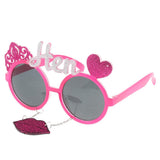 Maxbell Glitter Novelty Party Sunglasses Funny Eye Glasses Costumes Photo Props Lip