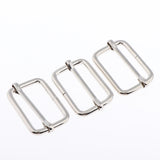 20x Silde Buckle Bag Strap Connector Bag Accessories for Purse Making Silver