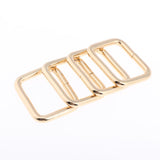 20 Pieces Metal Square Buckle Connector for DIY Bag Craft Gold 25 x 20mm