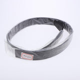 Men Leather Automatic Waist Strap Belt Slide Waistband without Buckle Coffee