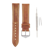 Max Watch Band Quick Release Cow Leather Wristwatch Strap 20mm 22mm Yellow 20mm