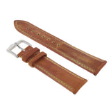 Max Watch Band Quick Release Cow Leather Wristwatch Strap 20mm 22mm Yellow 20mm